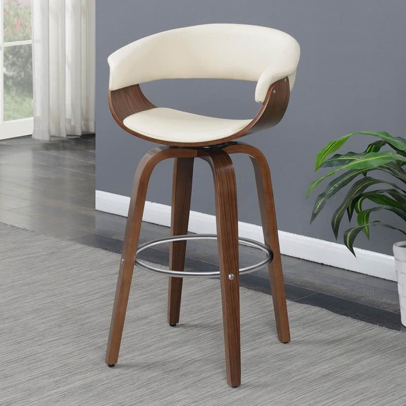Lavoid Upholstered Swivel Bar Stool( incomplete Box 2 of 2)