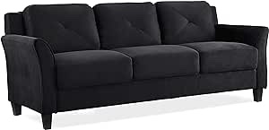 Lifestyle Solutions Harrington Sofa in Black