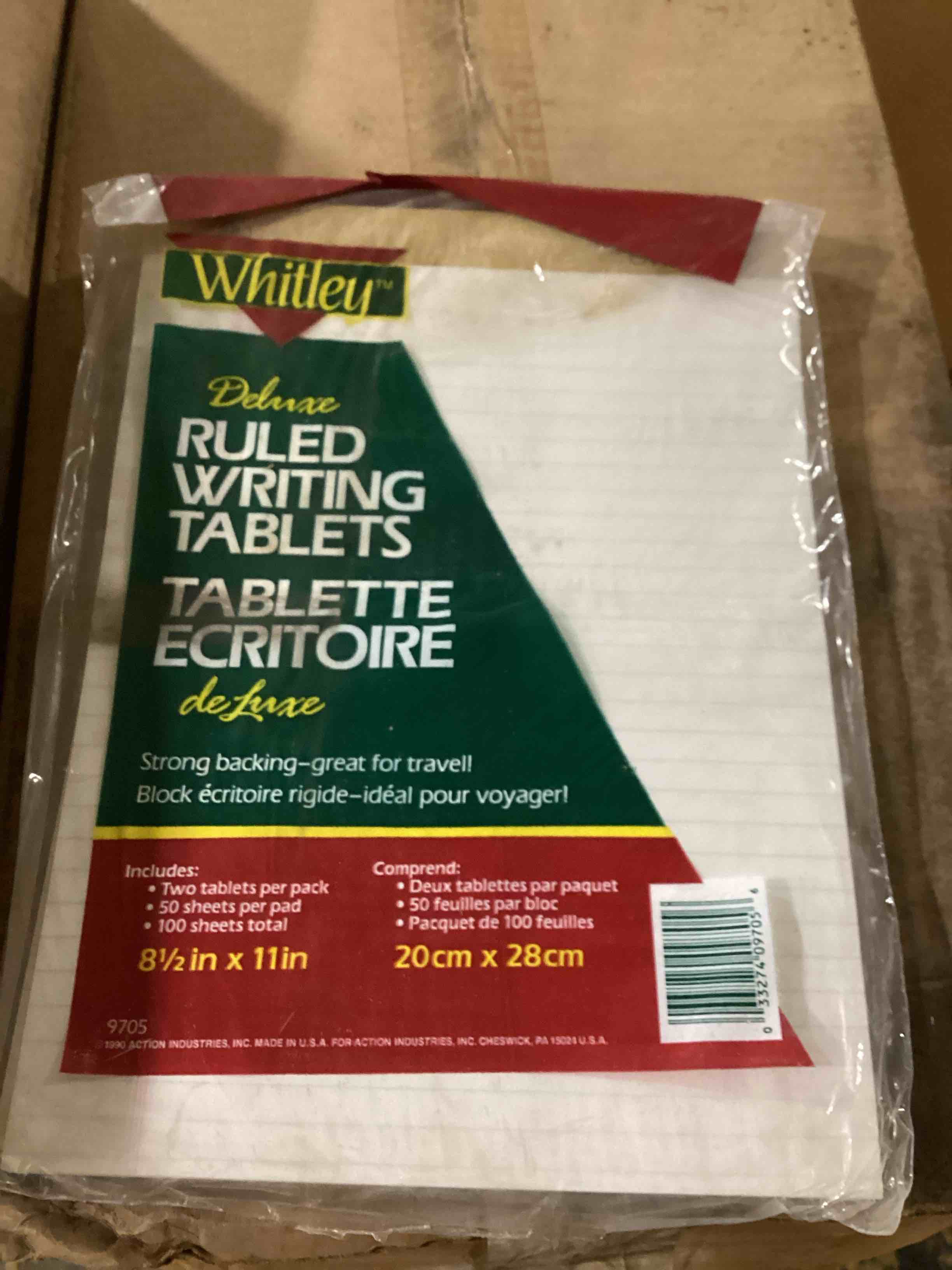 Case of Writing Tablet Paper