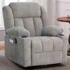 (INCOMPLETE) Ketaiyou Gray Velvet Linen Recliner
