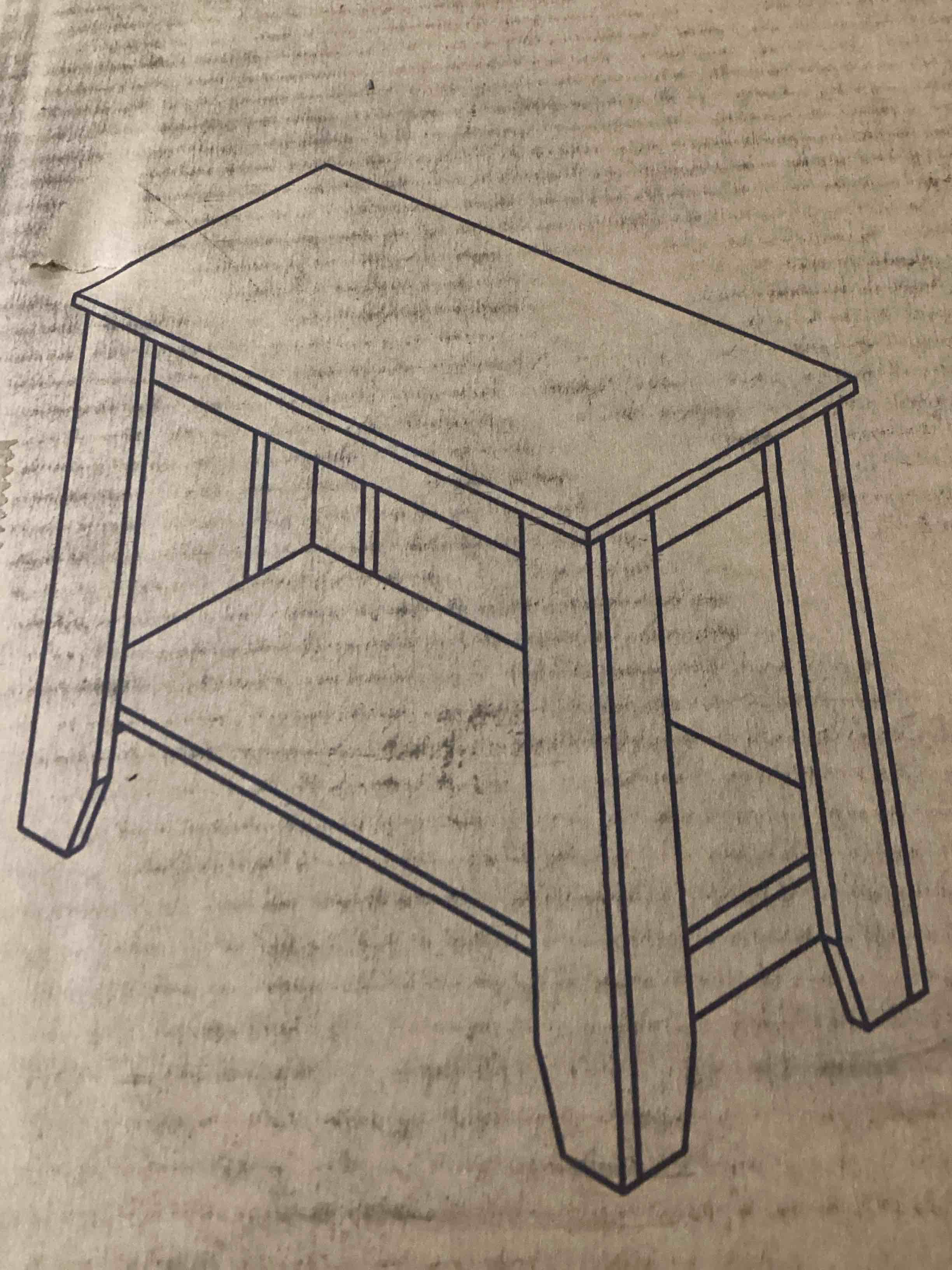 White End Table