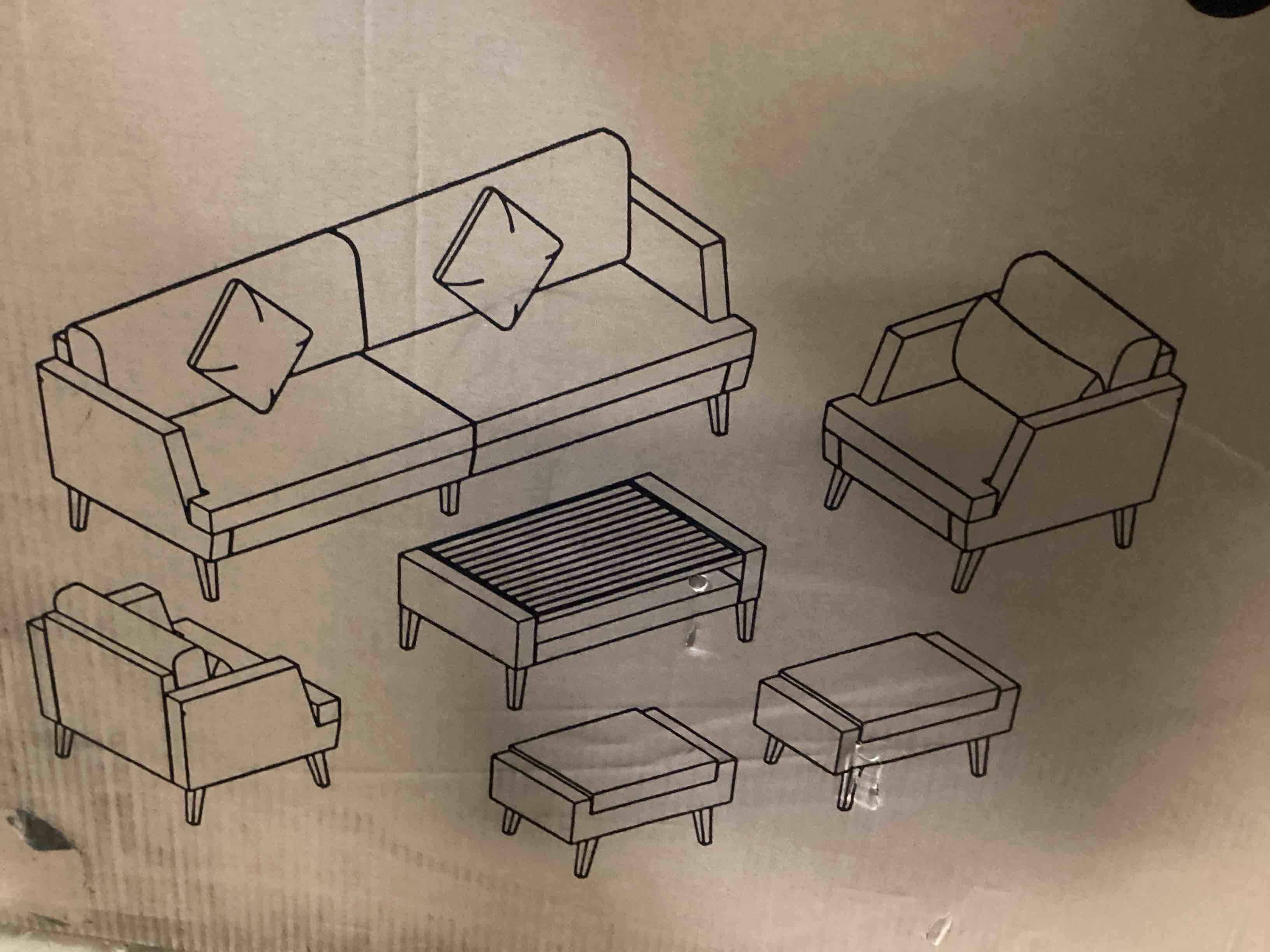 (INCOMPLETE) Patio Furniture Set