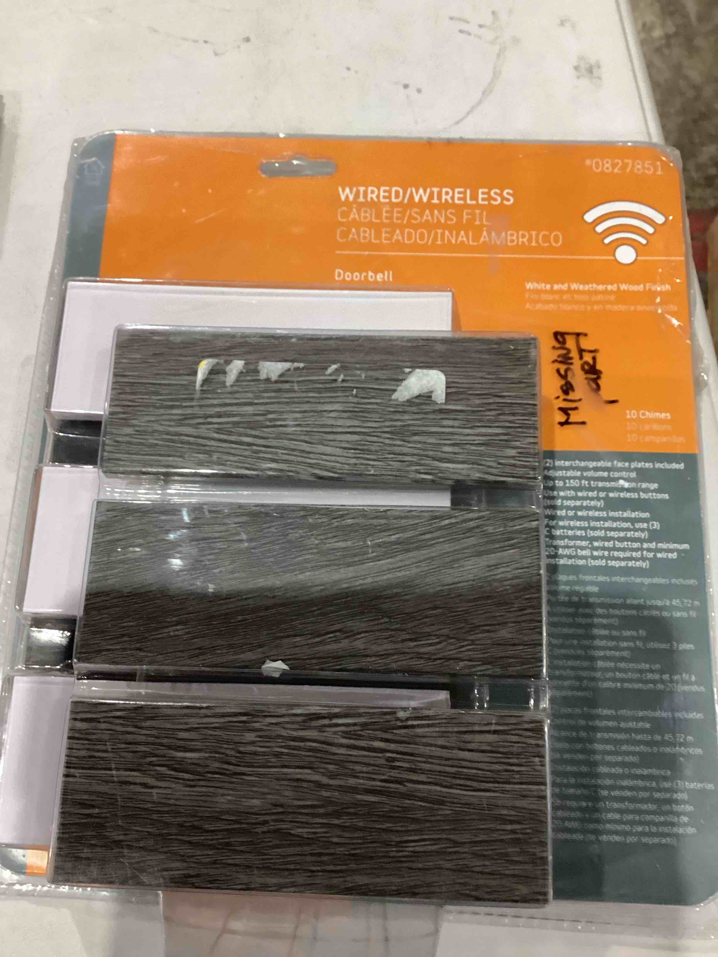 Style Selections Style Selections Doorbell 10 Chimes ,Wireless