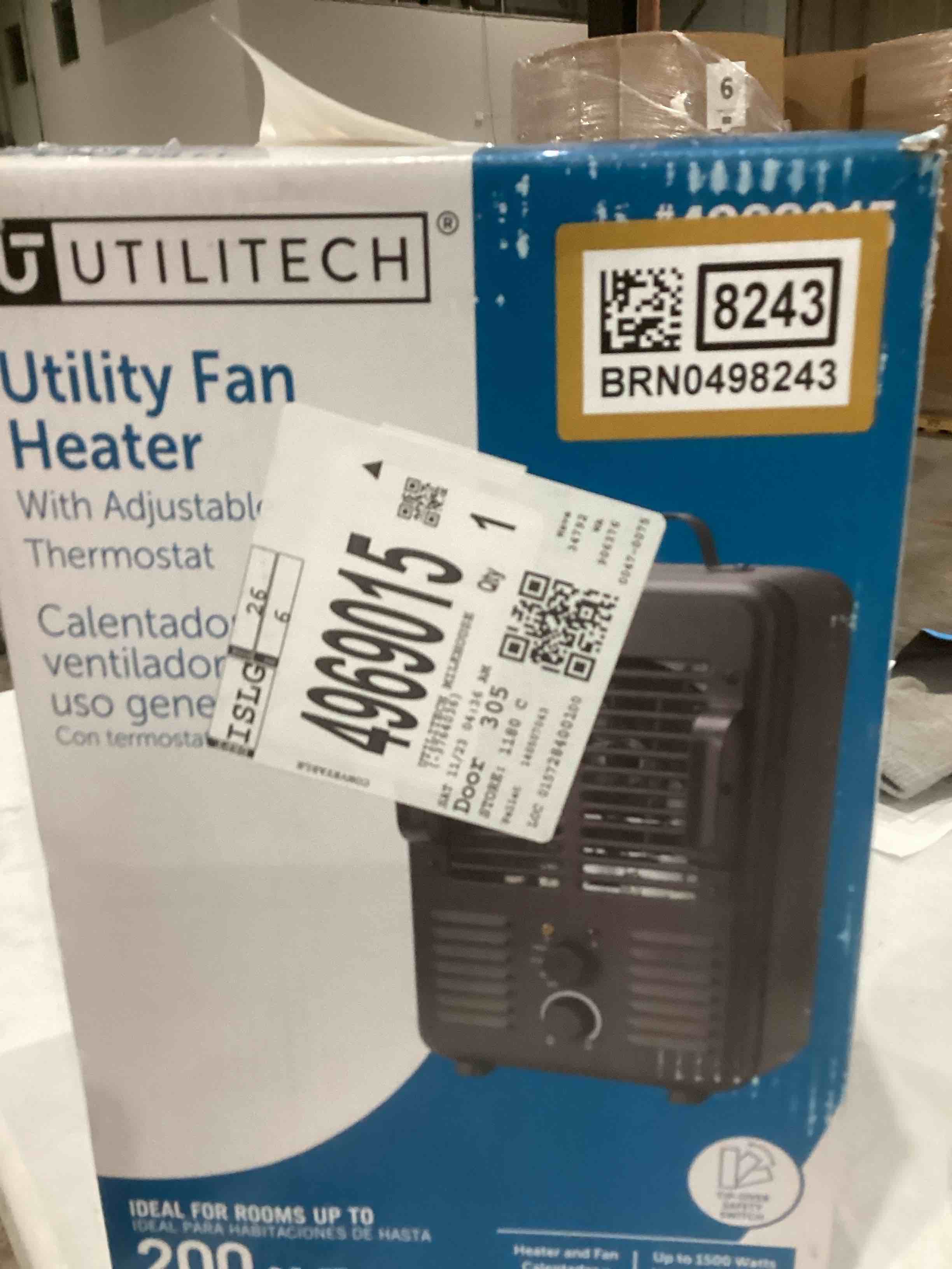 utility fan heater