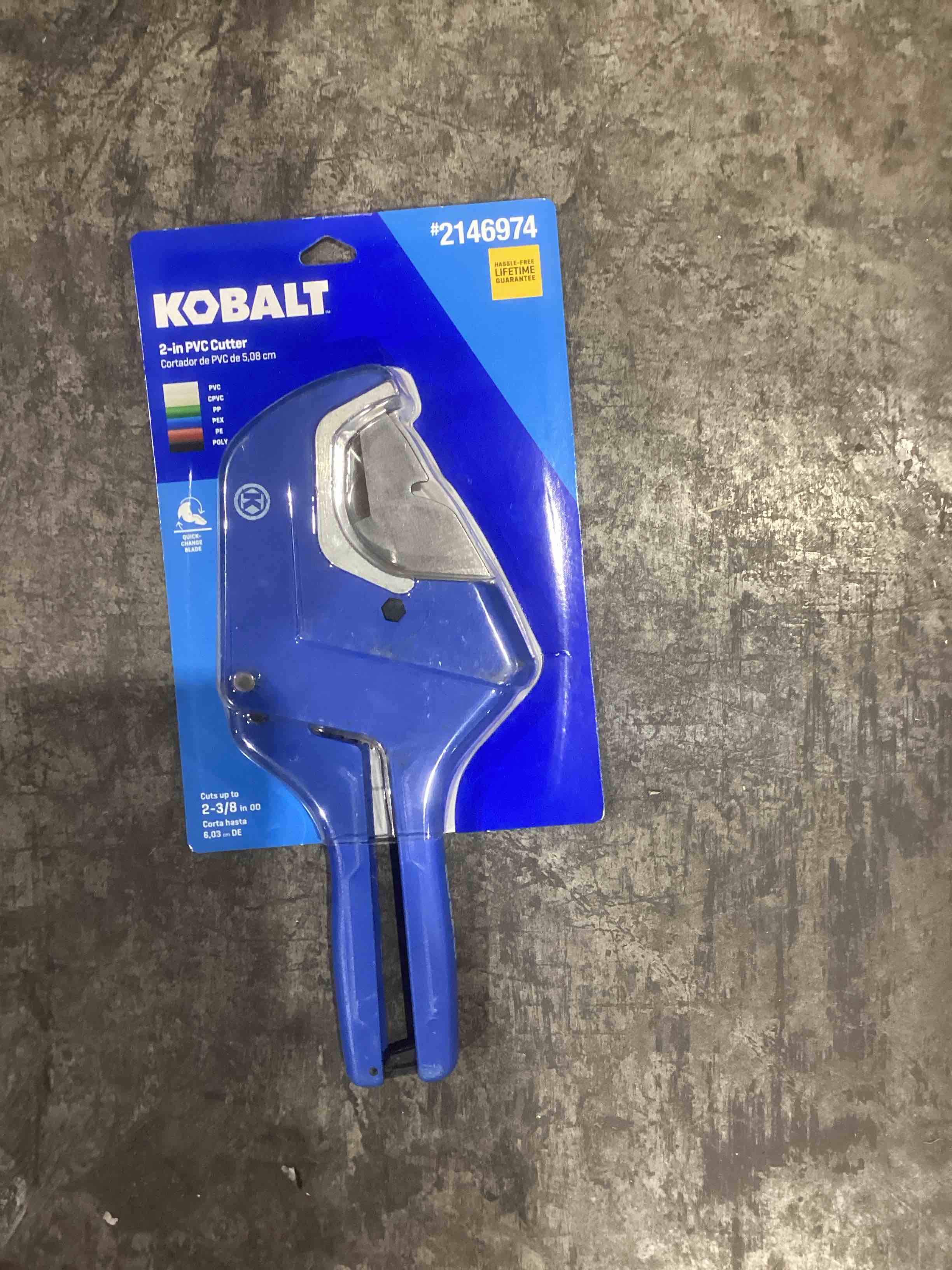 kabalt 2- in pvc cutter Amazon Prime FREE Returns  FREE delivery Friday, December 27 on orders shipped by Amazon over $35 Or Prime members get FREE delivery Sunday, December 22. Order within 17 hrs 37 mins. Join Prime Arrives before Christmas Delivering to Antioch 37013 - Update location In Stock Quantity: Quantity:1   Add to Cart   Buy Now Ships from Amazon Sold by Libraton Tools Returns Returnable until Jan 31, 2025 Packaging Ships in product packaging See more  Add a gift receipt for easy returns Add to List   Sponsored   Libraton PVC Pipe Cutter 2-1/2&#34;, Large PVC Cutter, Improved Blade for Heavy-duty, Plastic Pipe Cutter for Cutting PVC Pipe, PEX Pipe, Plastic Pipes (Improved Version) Roll over image to zoom in                      VIDEO Libraton PVC Pipe Cutter 2-1/2", Large PVC Cutter, Improved Blade for Heavy-duty, Plastic Pipe Cutter for Cutting PVC Pipe, PEX Pipe, Plastic Pipes (Improved Version)