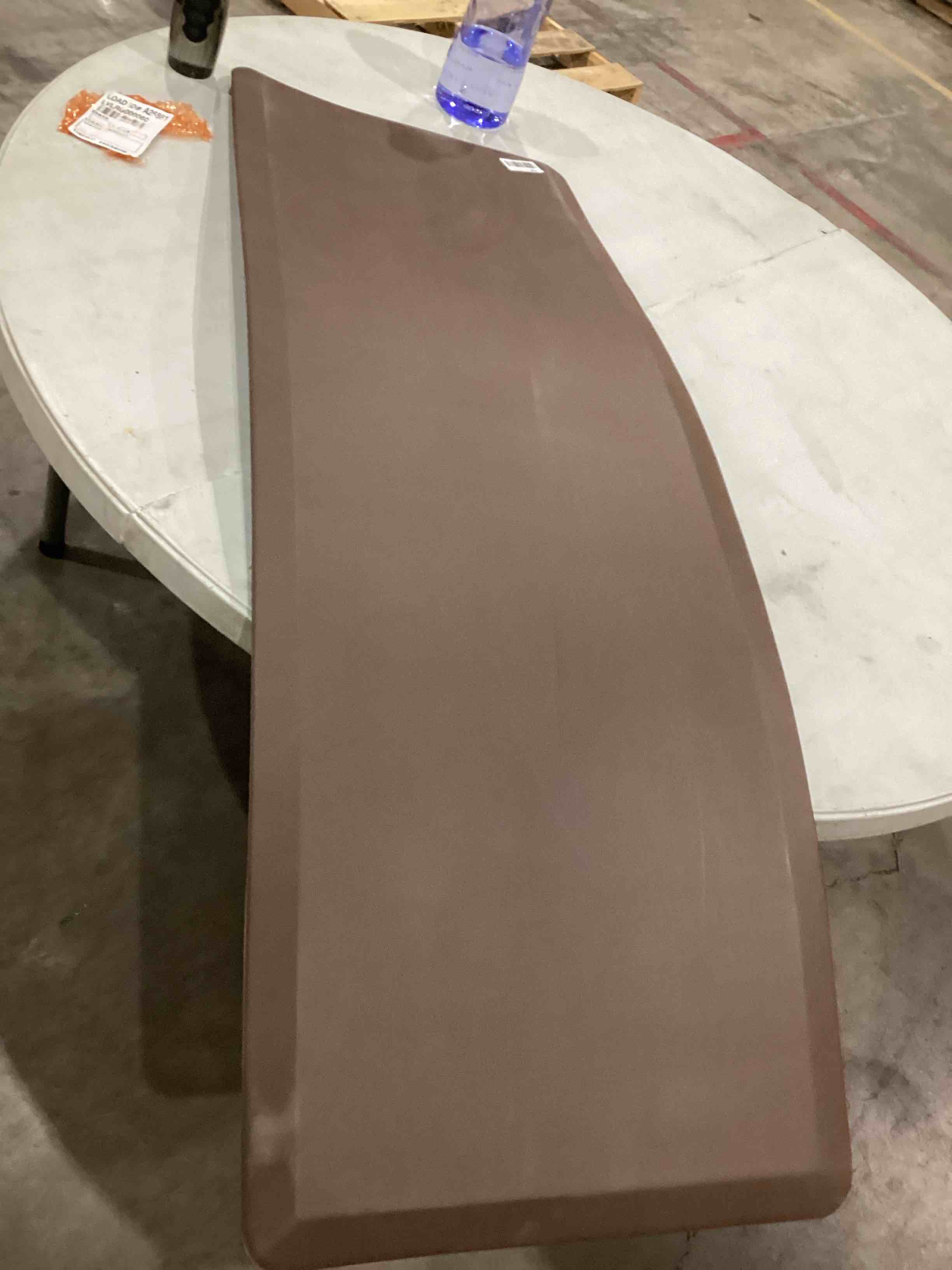 6 foot long brown floor mat