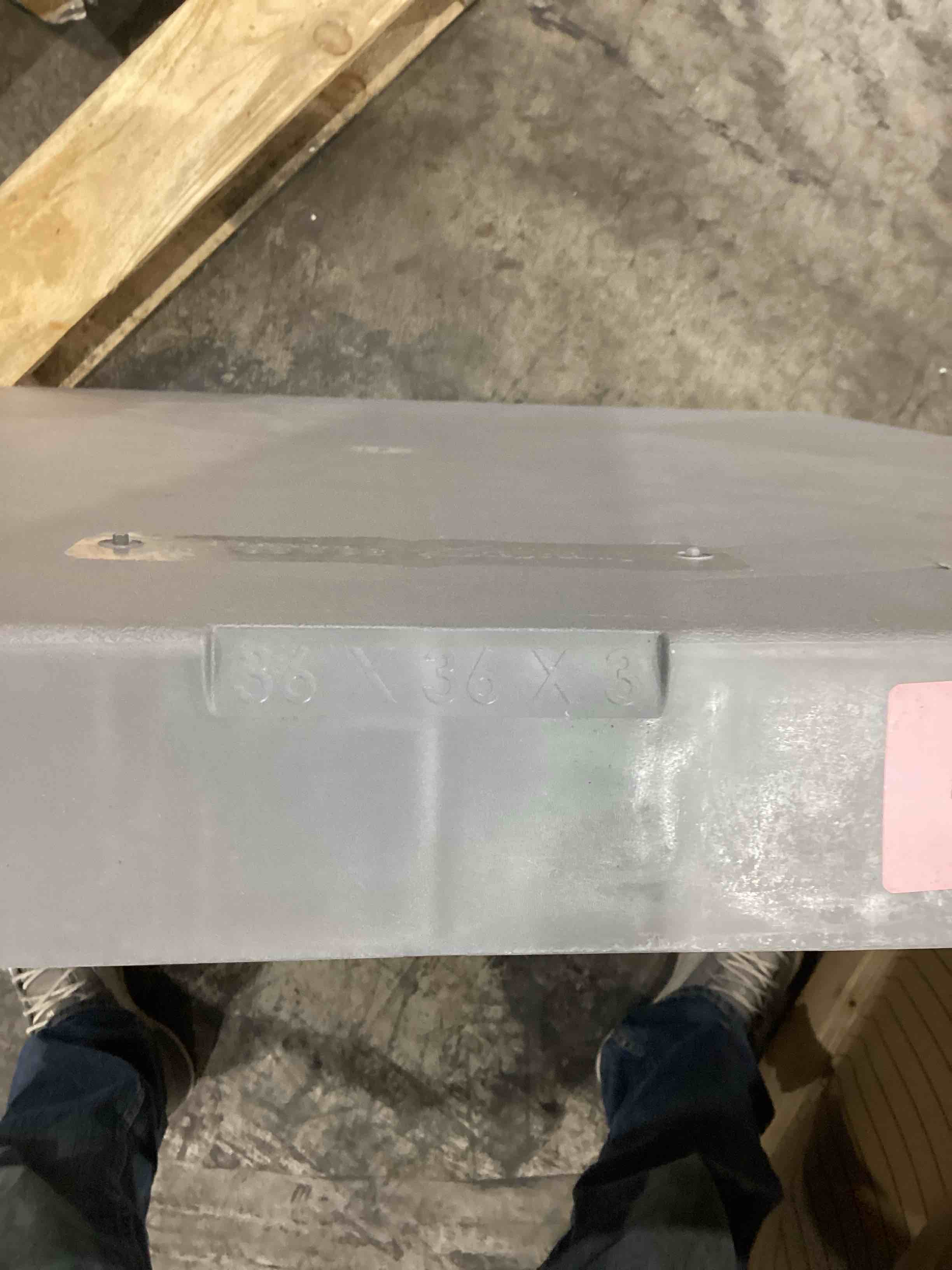 36x36x3 plastic hvac pad