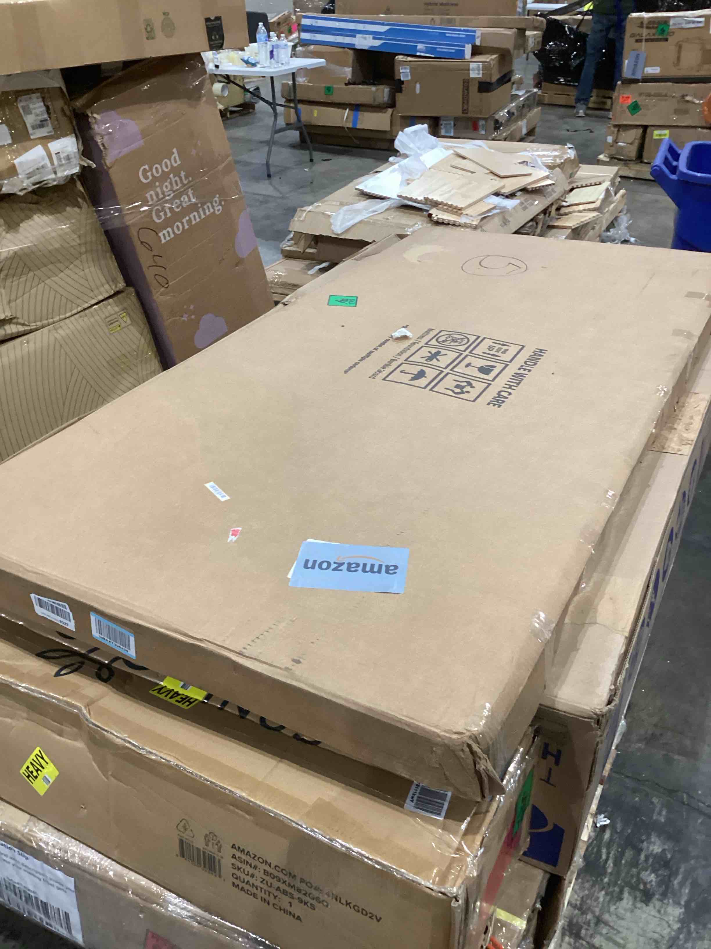 Askeld King Bunkie-Board Only, 2 Inch Low Box-Spring with Steel Slats, Quick Lock Metal Frame Bed-Slat Replacement, Noise Free Mattress Surpoort Base, Upholstered Bed Accessories, Black