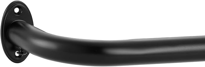 Sauhal Adjustable 0.63" Single Curtain Rod