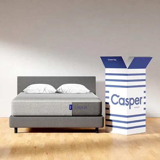 Casper Sleep Original Foam Mattress, Twin Light Gray Twin Original Foam