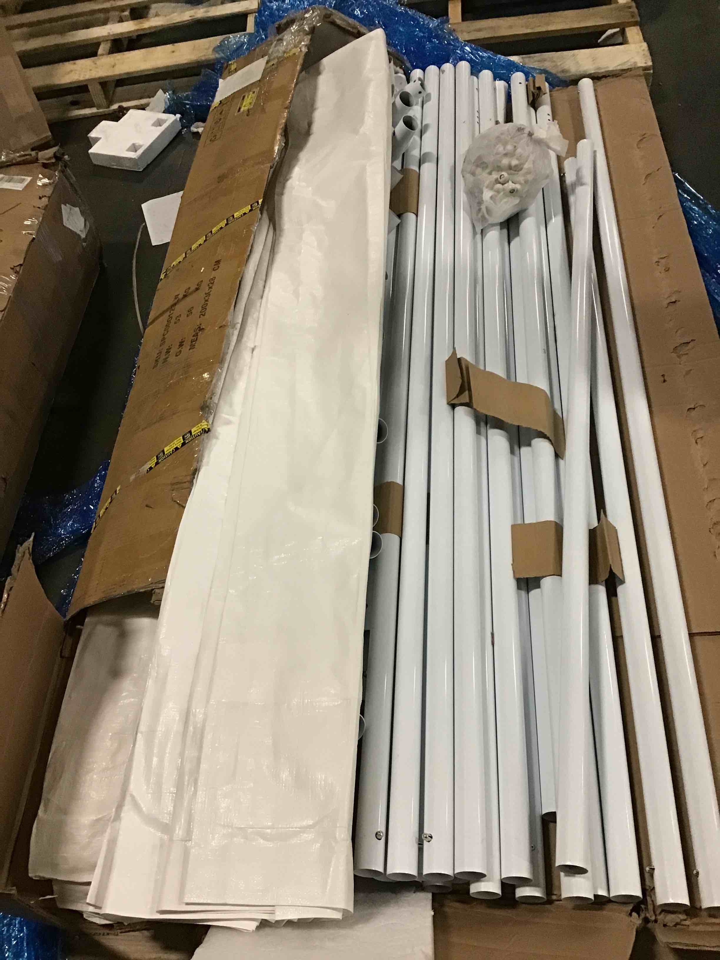 COBIZI 10x20 Party Tent Heavy Duty, 10x20 Canopy with Removable Sidewalls & 4 Built-in Sandbag, Commercial Wedding Large Tent, UV 50+, Waterproof, White