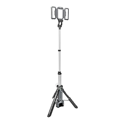 FLEX 4000-Lumen LED Battery-operated and Plug Rechargeable Stand Work Light