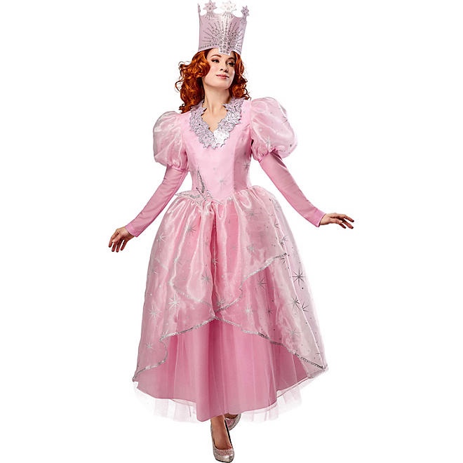 (incomplete crown )Wizard of Oz Glinda Adult Premium Costume size :M 8-10
