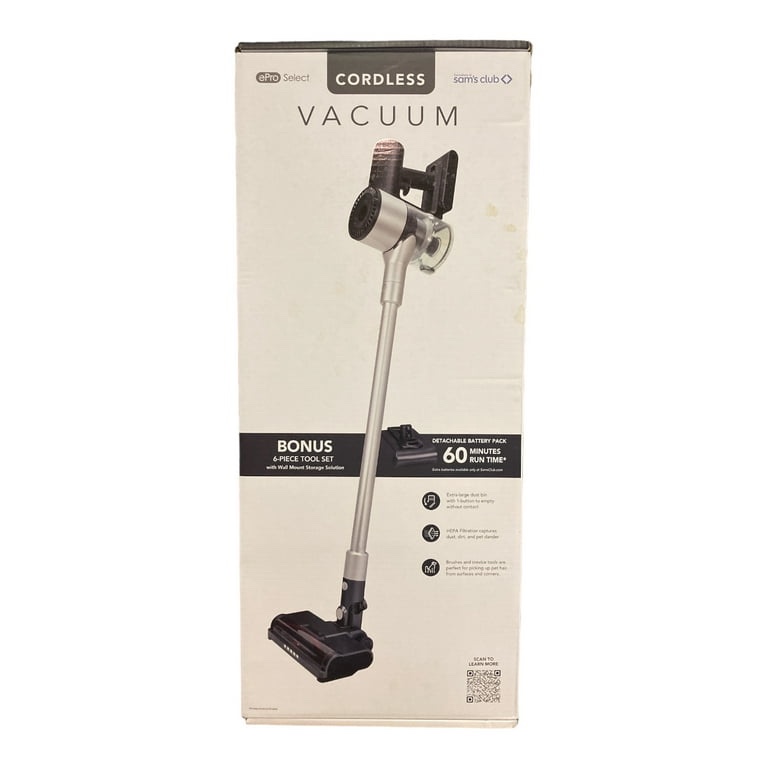 ( incomplete)Cordless Vacuum with Removable Battery by ePro Select (Black)