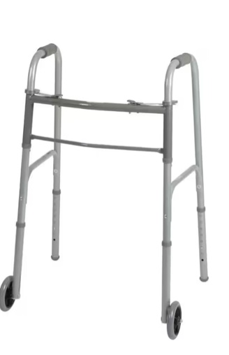 2-Button Adult Folding Walker