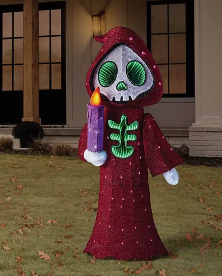 Member's Mark 5' Pre-Lit LED Infinity Mirror Reaper Pal