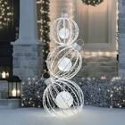Member's Mark 62" Pre-Lit Rotating Ornament Décor - Cool White