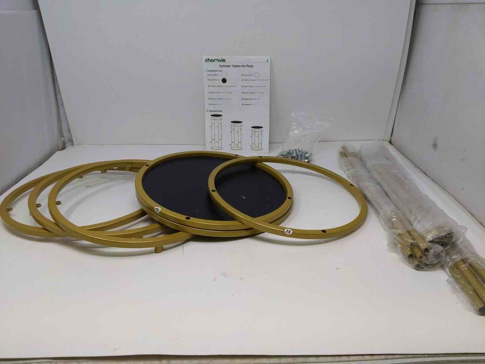 (similar)chamvis Gold Metal Plant Stand, 