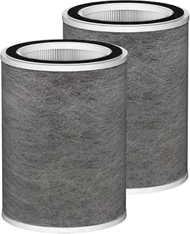 HP201 HEPA Replacement Filter Compatible with HP201 HP202 HP301 HP302 UA205 AP1000 HC501 HC502 Air Purifier MAX, Compare to # HE2FKBASMB & HE2FKBAS 2 Pack