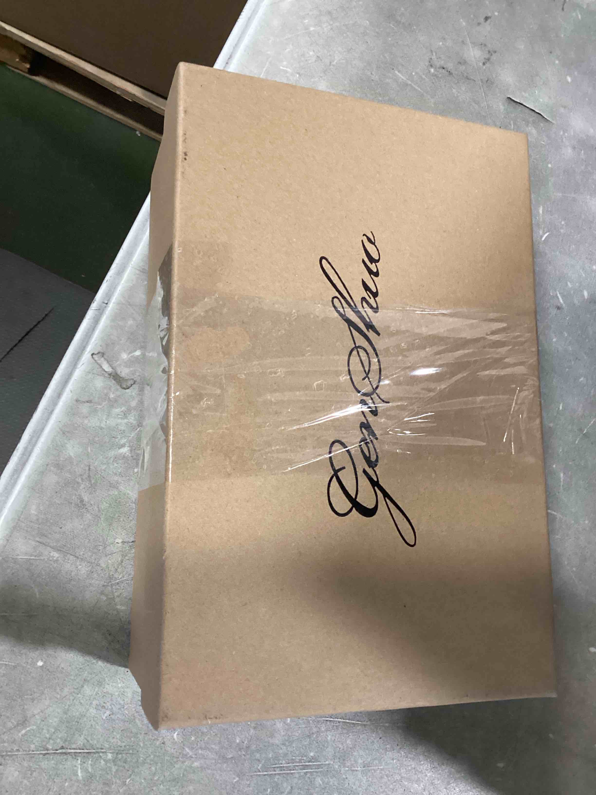 GENSHUO Women's heeled Sandals Strappy Lace up Stiletto High Heel