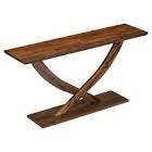 Catelynn 57" Solid Wood Console Table chestnut wire brush