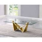 Jhovanna Abstract Coffee Table legs gold (incomplete box 2/2) 