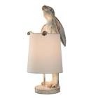 Malta 23" White Ashed/Light Copper Table Lamp