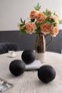 Jasminko Geometric & Shapes Decorative Orb black set of 3