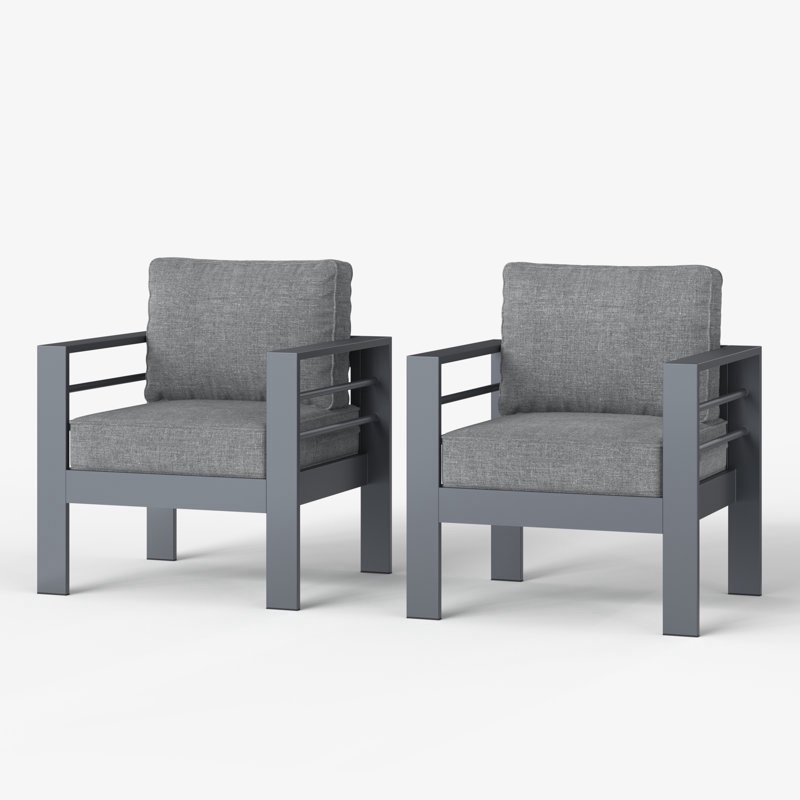 Nafiso Metal Outdoor Lounge Chair(incomplete)