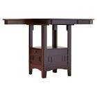 Guntersville Counter Height Extendable Pedestal Dining Table