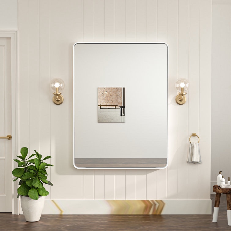 Leaderville Aluminum Framed Decorative Bathroom Vanity Mirror Wall Mirror