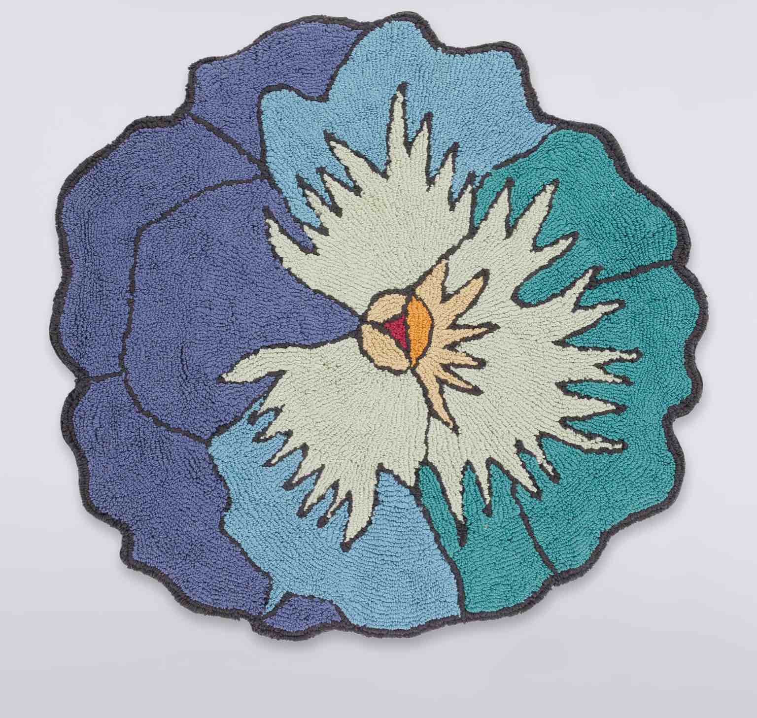 Missoni Home 4I4TA99 Parma Bath Mat Color Blue Multicolor T05