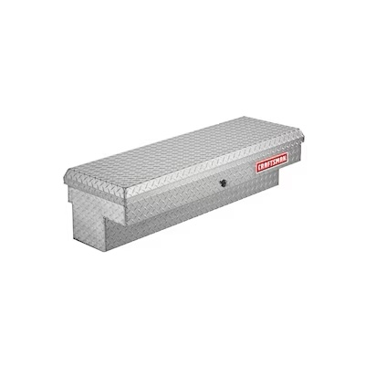 craftsman 3725610 CRAFTSMAN 46.86-in x 15.73-in x 13.27-in Silver Aluminum Side mount Truck Tool Box(has damage)