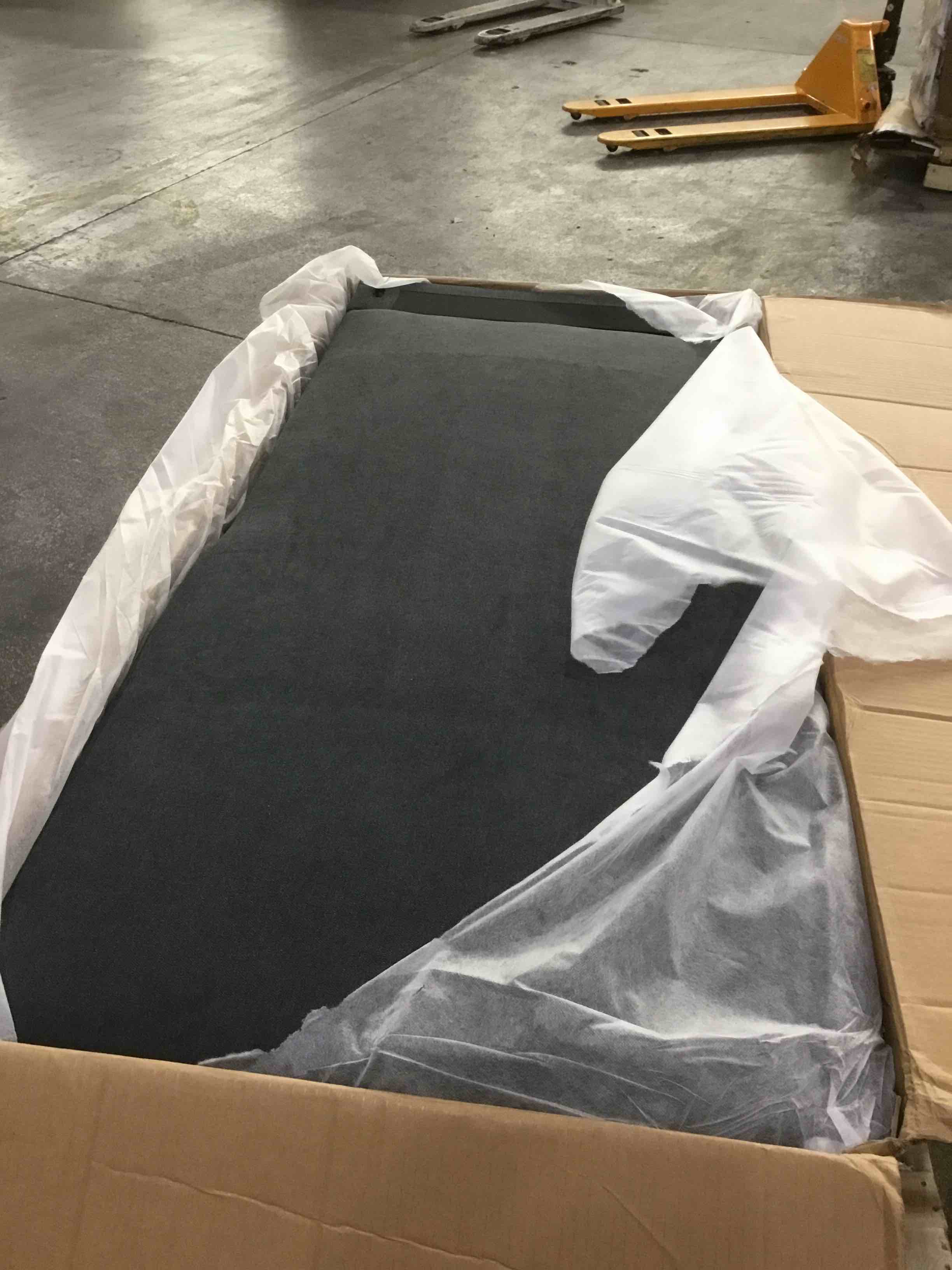 LG-7709-DARK GREY sofa (box 2 of 3 only)