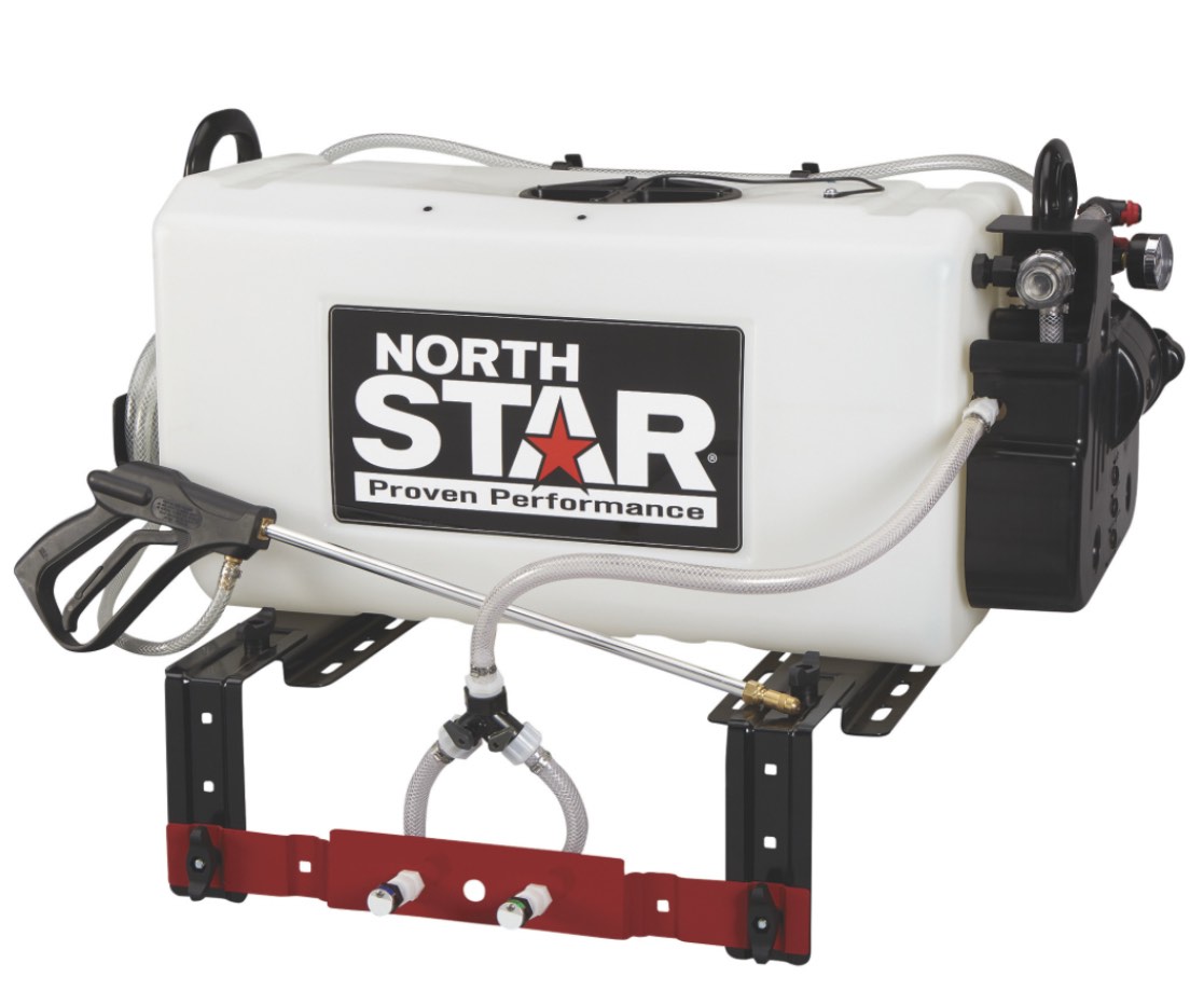 NorthStar High-Flow ATV Boomless Broadcast and Spot Sprayer, 26-Gallon Capacity, 5.5 GPM, 12 Volts