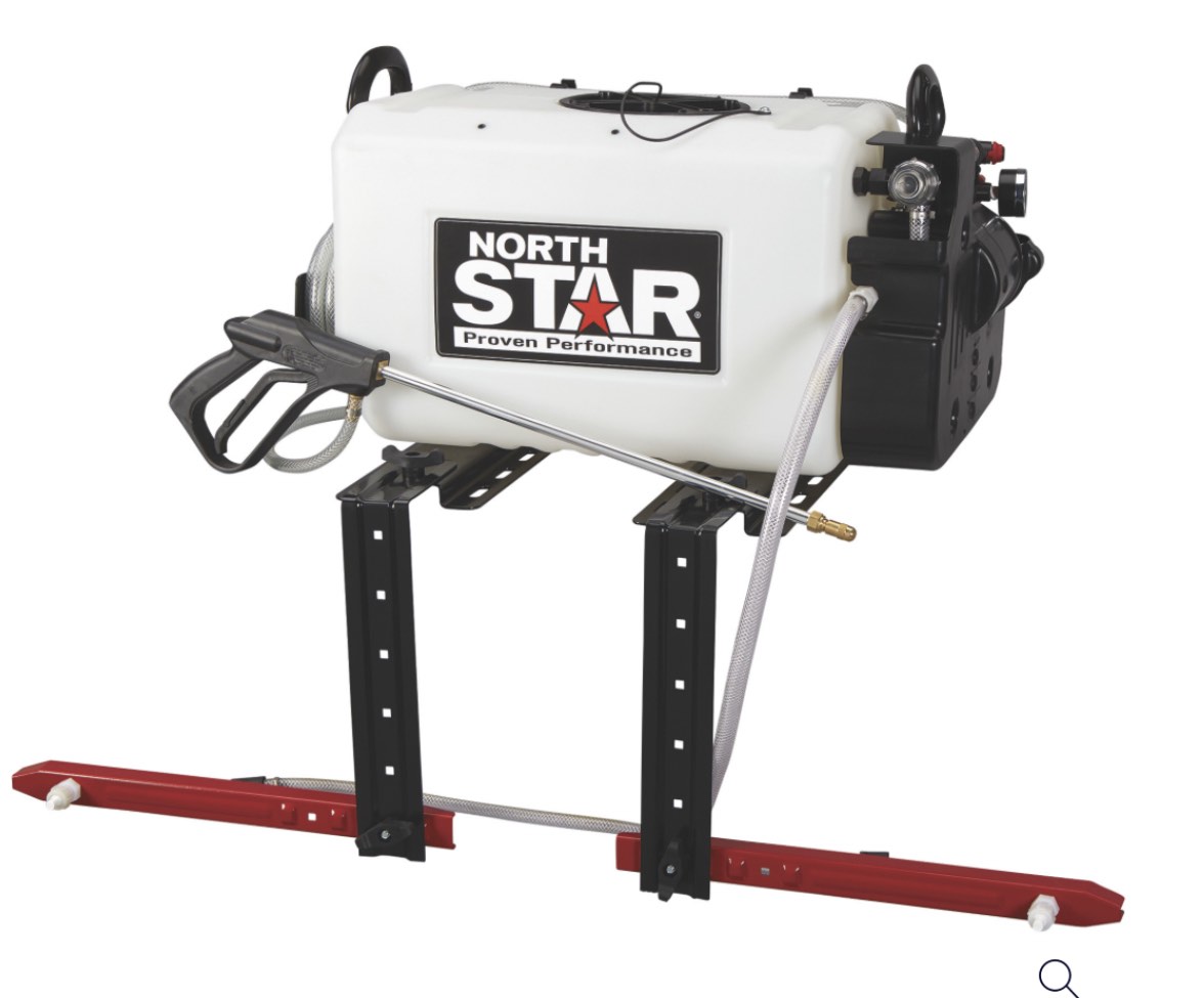 NorthStar ATV Broadcast and Spot Sprayer with 2-Nozzle Boom, 16-Gallon Capacity, 2.2 GPM, 12 Volts
