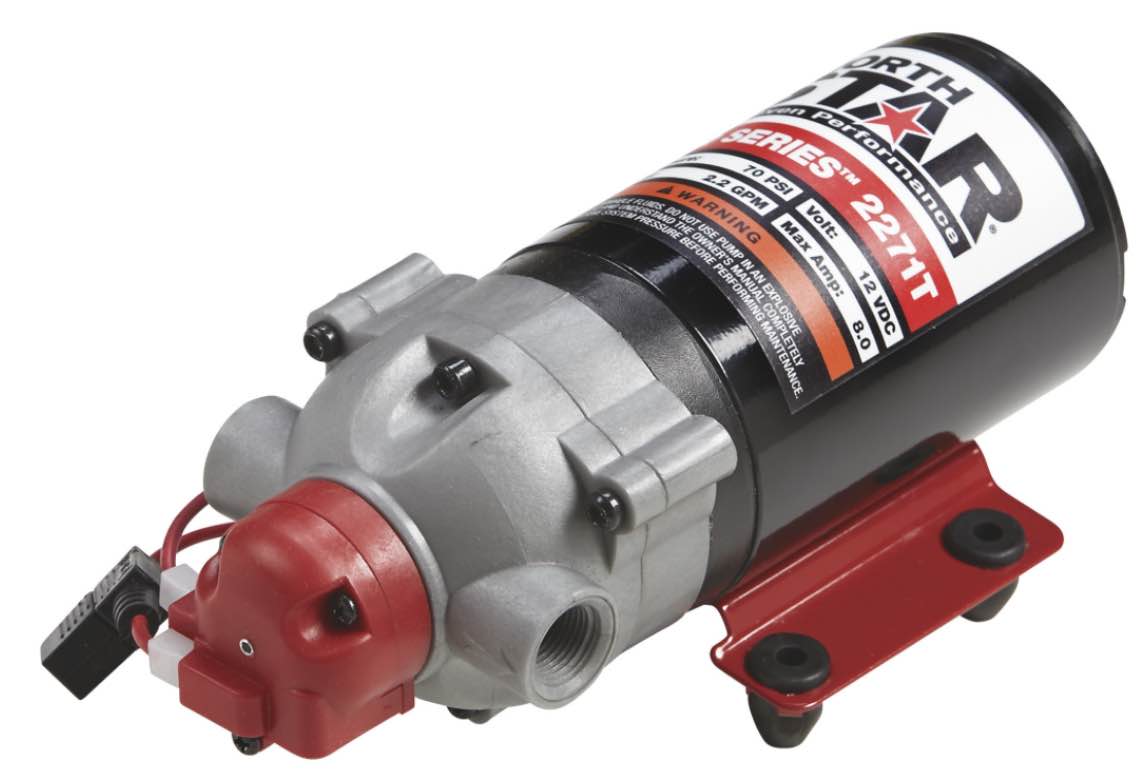 NorthStar NSQ Series 12V On-Demand Sprayer Diaphragm Pump, 2.2 GPM