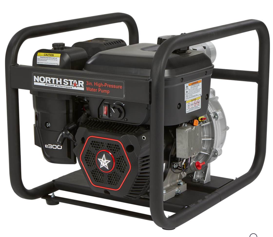 NorthStar High-Pressure Pump, 3in. Ports, 10,550 GPH, 116 PSI, NorthStar e300 OHV Engine(not tested )
