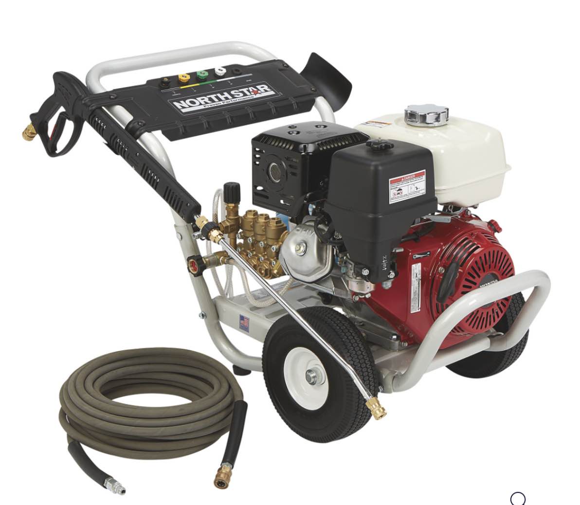 NorthStar Gas Cold Water Pressure Washer, 4200 PSI, 3.5 GPM, Honda Engine, Aircraft-Grade Aluminum Frame