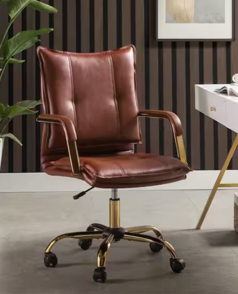 Riccardo task chair OFHTO417-BROWN(may be missing hardware)