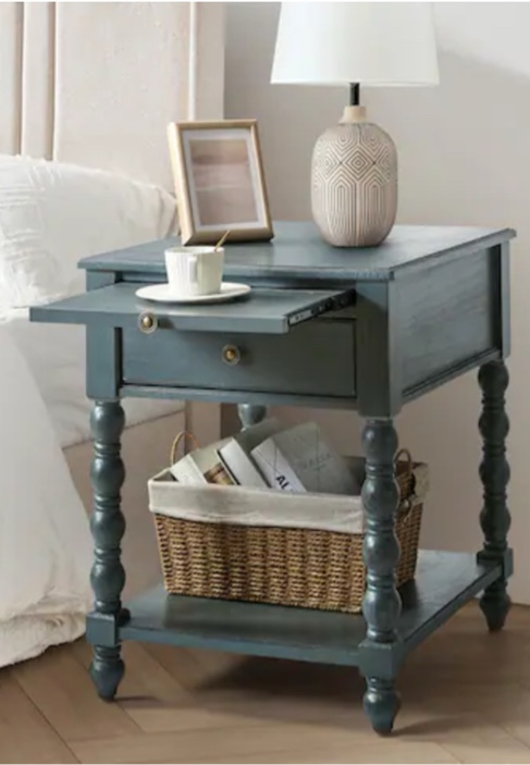 Eric 26” tall end table ETCLI131 - BLU