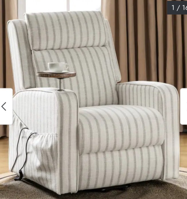 Darrell lift assistant power recliner grey RCXR1088D-GRY(might be missing hardware)