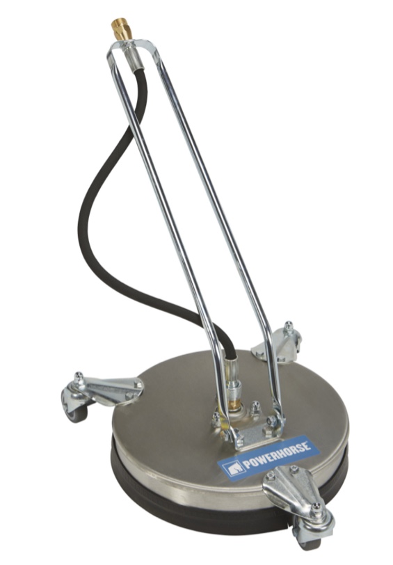 Powerhorse Pressure Washer Surface Cleaner, 12in. Dia., 3000 PSI, 4.0 GPM, Stainless Steel, Model #49433