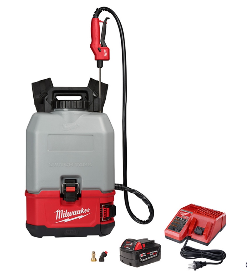 Milwaukee M18™ SWITCH TANK™, M18 SWITCH TANK 4Gal Backpack Concrete Sprayer Kit, Model# 2820-21CS