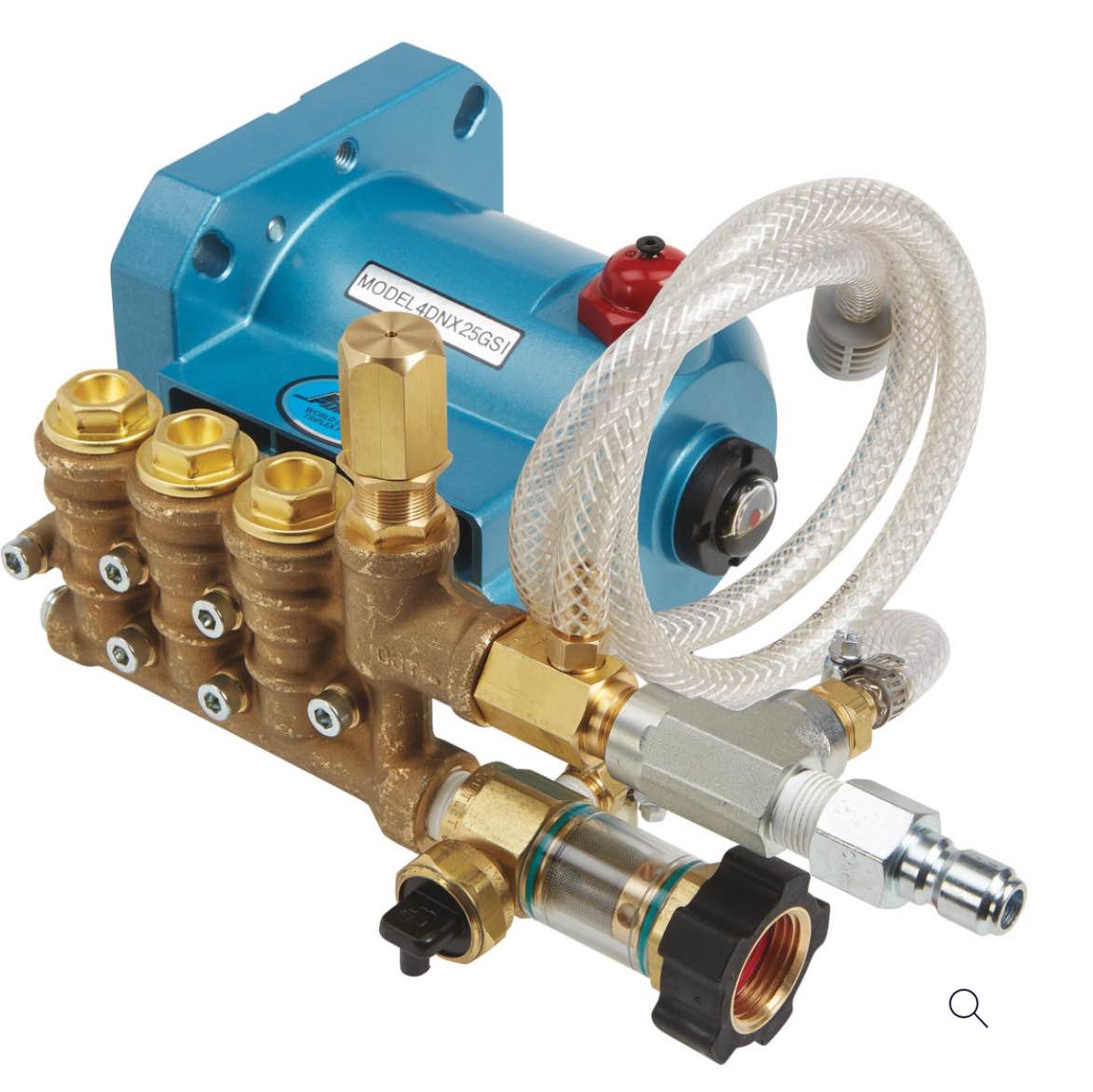 CAT Pressure Washer Pump Assembly, 3300 PSI, 2.5 GPM, Direct Drive, Gas, Model# 4DNX25GSI