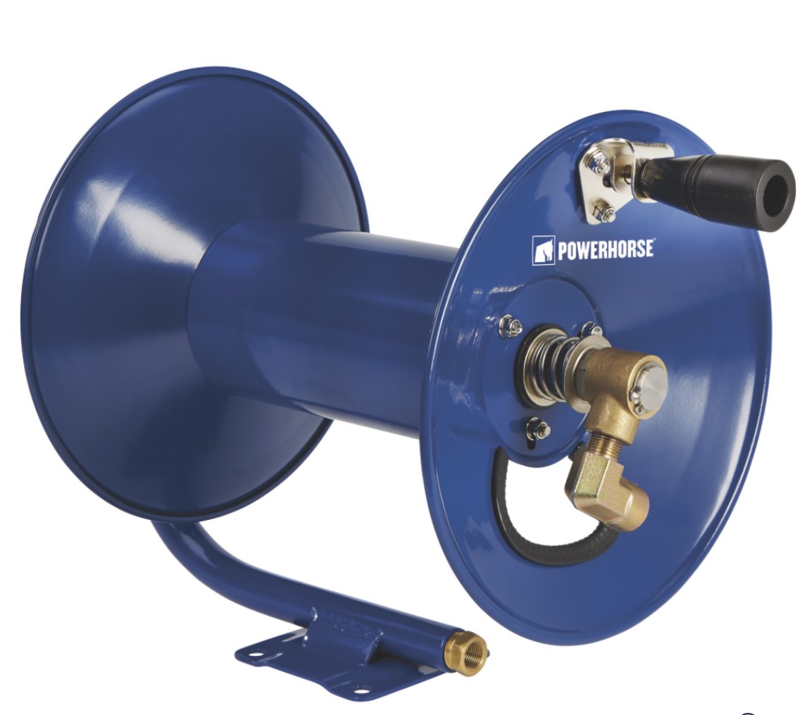 Powerhorse Pressure Washer Hose Reel, 4000 PSI, 100ft. Capacity
