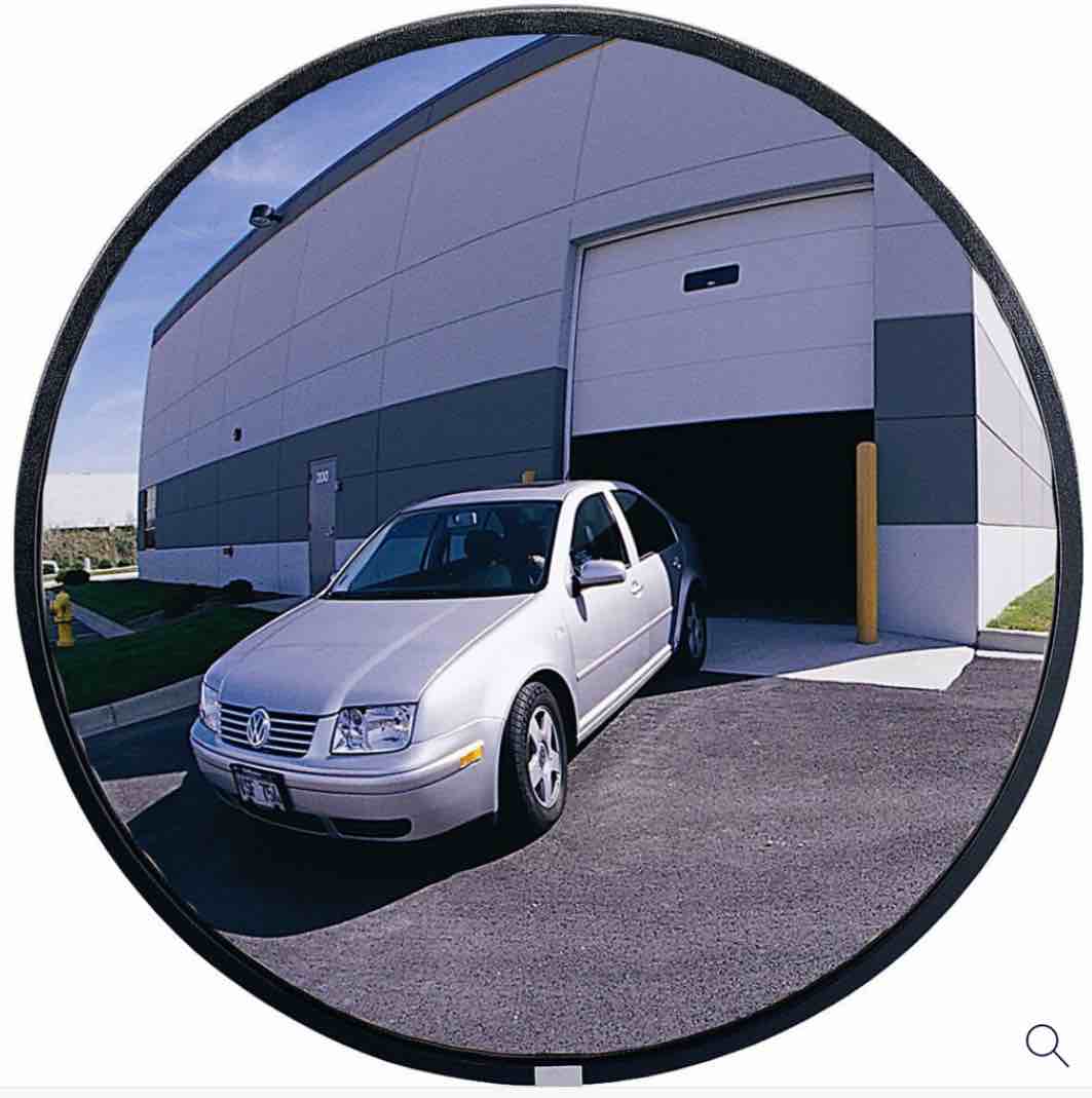 Convex Mirror - 36in. Diameter, Plastic, 38ft. View, Model# PLX36 Northern tool plx036