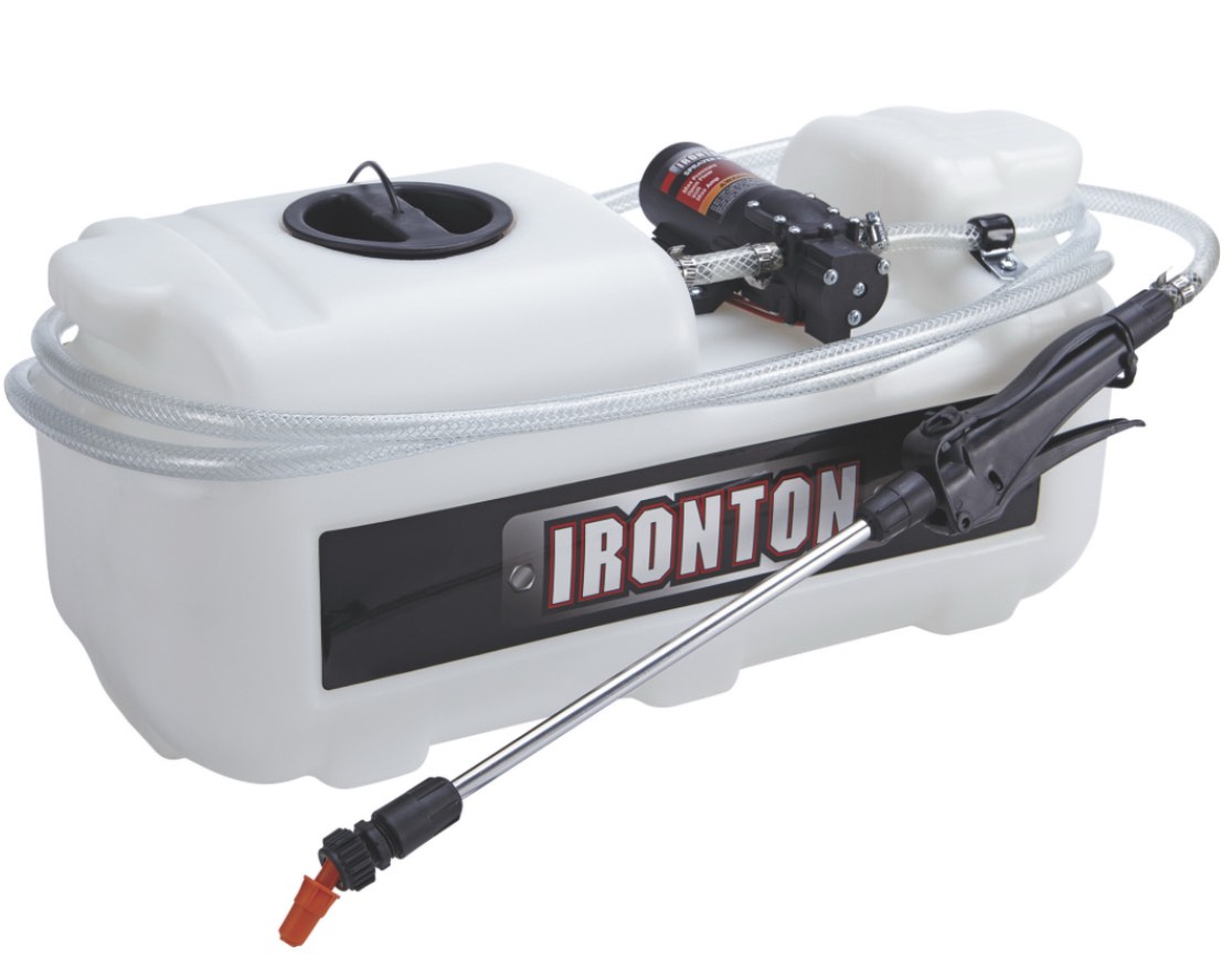 Ironton ATV Spot Sprayer, 5-Gallon Capacity, 1 GPM, 12 Volt