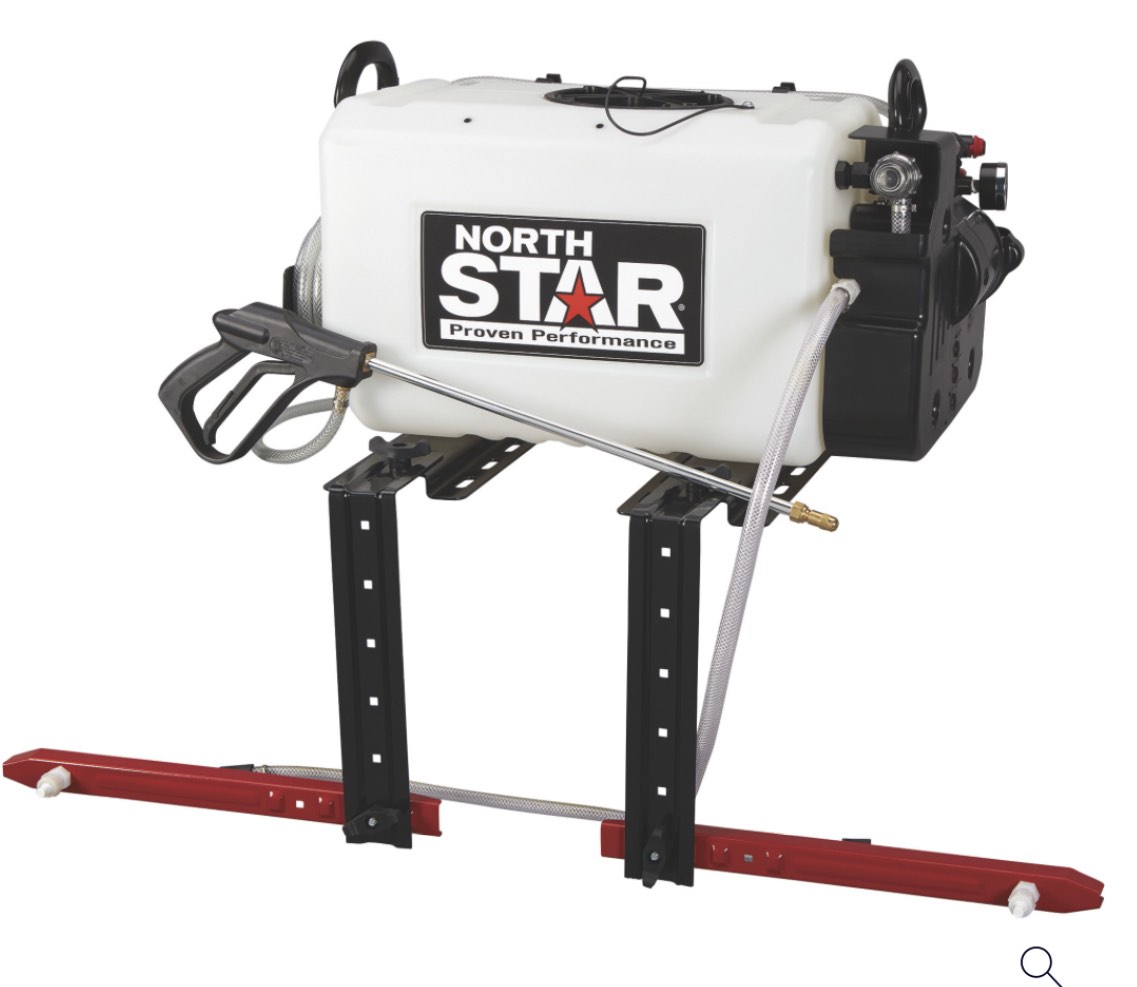 NorthStar ATV Broadcast and Spot Sprayer with 2-Nozzle Boom, 16-Gallon Capacity, 2.2 GPM, 12 Volts