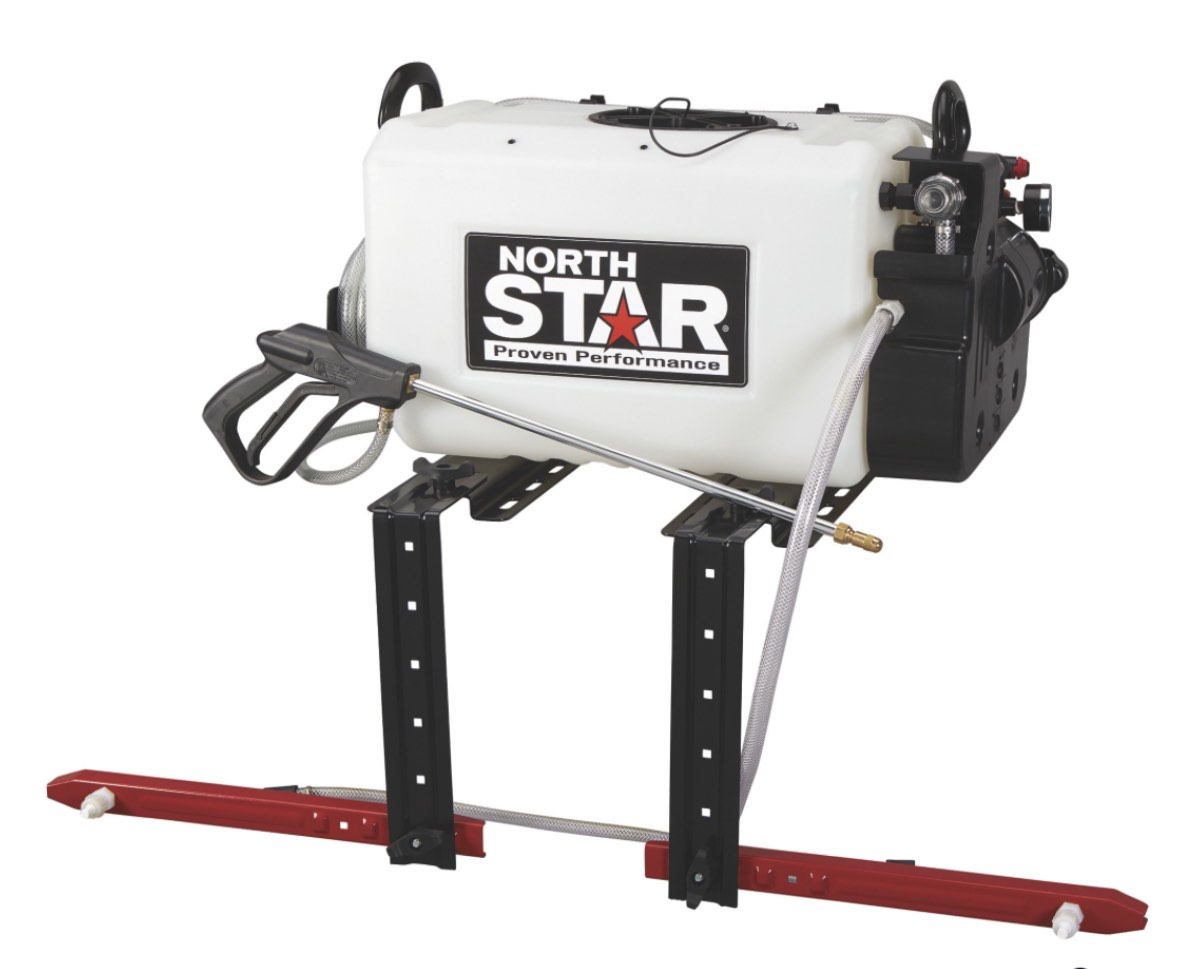 NorthStar ATV Broadcast and Spot Sprayer with 2-Nozzle Boom, 16-Gallon Capacity, 2.2 GPM, 12 Volts